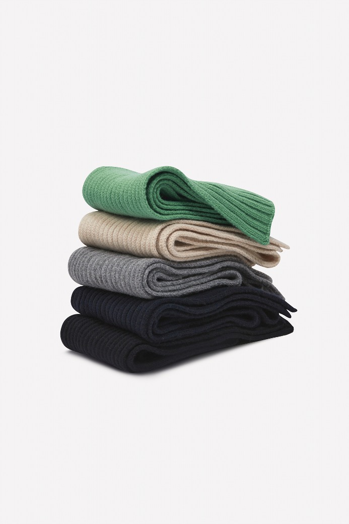 Cashmere blended Knit Muffler (5 color)