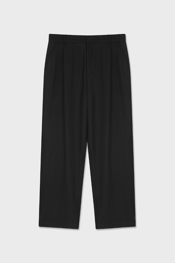 Wool Casual Pants(dark navy)